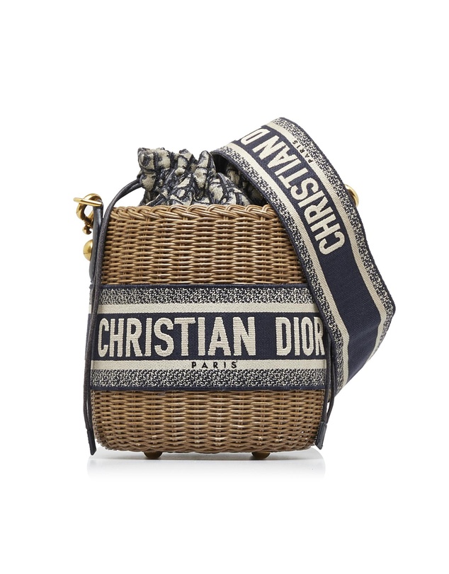 Pre-Loved by Azura Reborn - Pre-Loved Oblique Wicker Bucket Bag