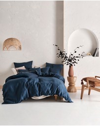 Linen House - Nimes Pure Linen Filled Cushion