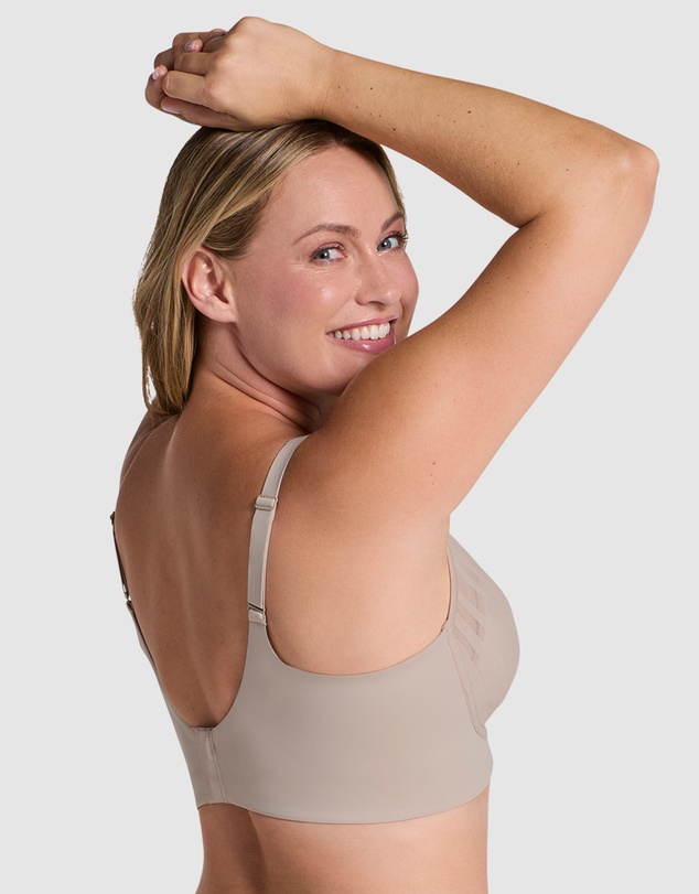 Leonisa - Daily Side & Back Smoothing V Neck Wirefree Bra
