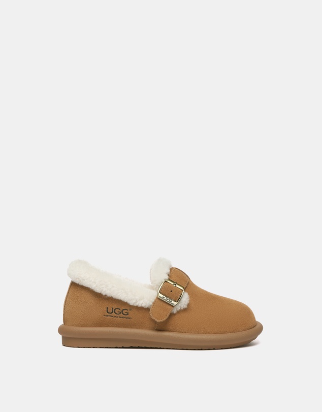 EVERAU - Australian Shepherd Ugg Froim Cow Suede Upper House Shoes