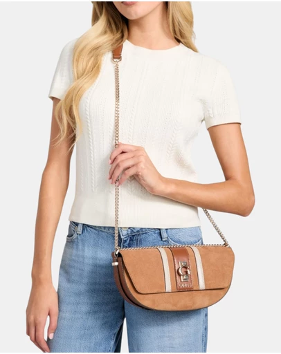 GUESS - Erenia Convertible Crossbody Flap Bag