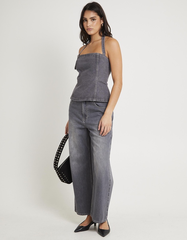 Insight - Allegra Corset Denim Top