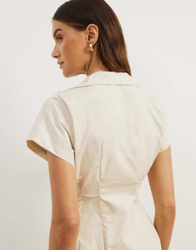 Atmos&Here - Marcy Pin Tuck Midi Dress