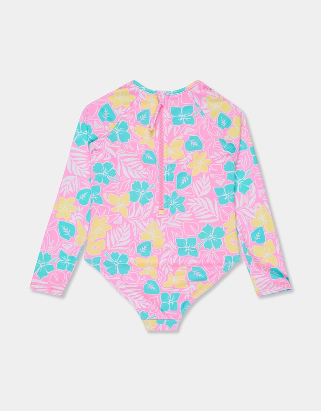 Roxy - Girls 2 to 7 Tropical Square One Piece Rash Vest
