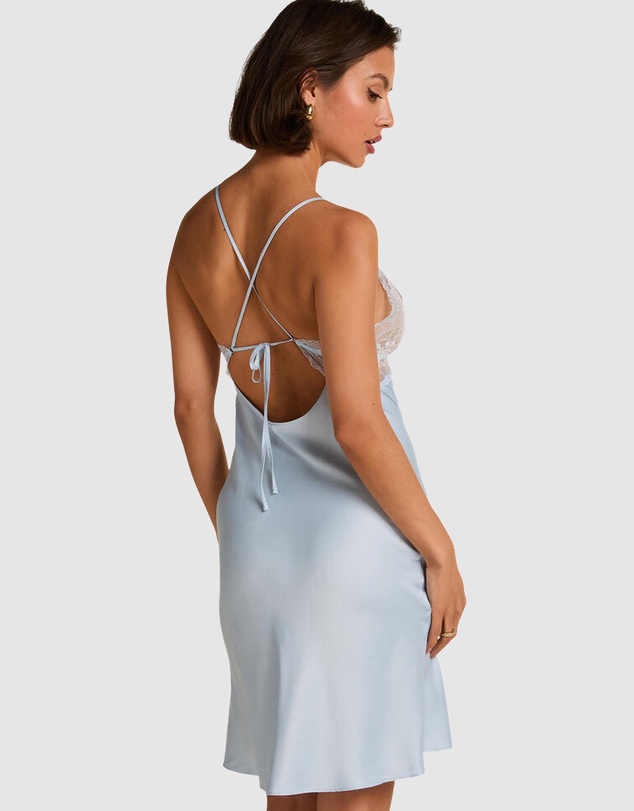 Hunkemoller - Satin Lace Miri Slip Dress