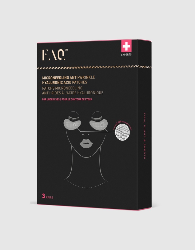 FOREO - FAQ Microneedling Anti-Wrinkle Hyaluronic Acid Patches For Under Eyes 3 Pairs