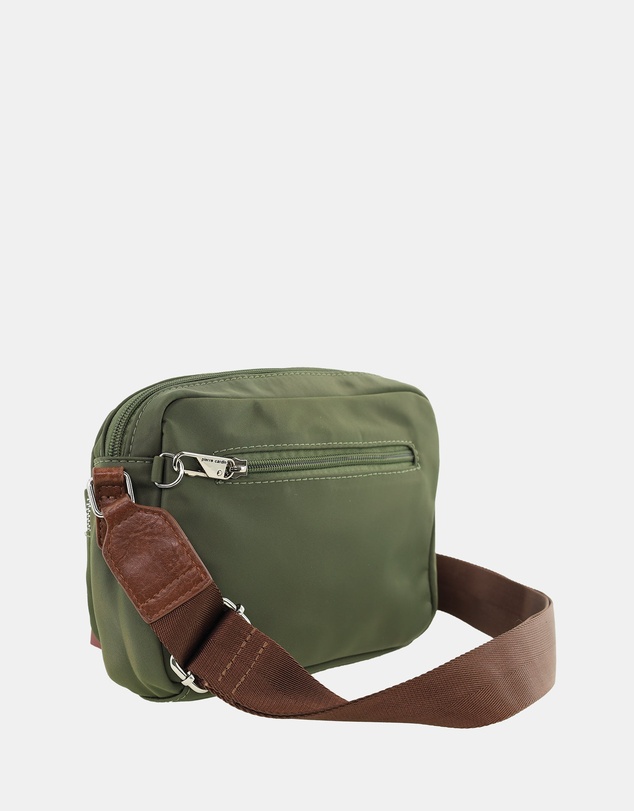 Pierre Cardin - Pierre Cardin RFID Anti-Theft Nylon Crossbody Bag