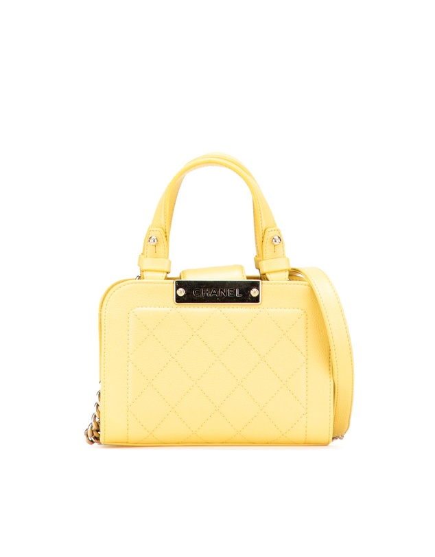 Pre-Loved by Azura Reborn - Pre-Loved Mini Calfskin Label Click Shopping Tote