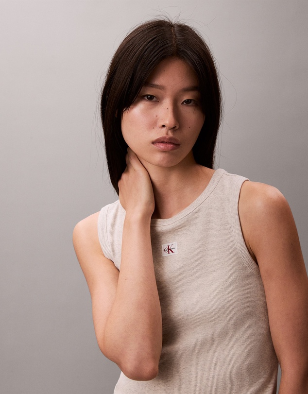 Calvin Klein Jeans - Cotton Stretch Ribbed Tank Top