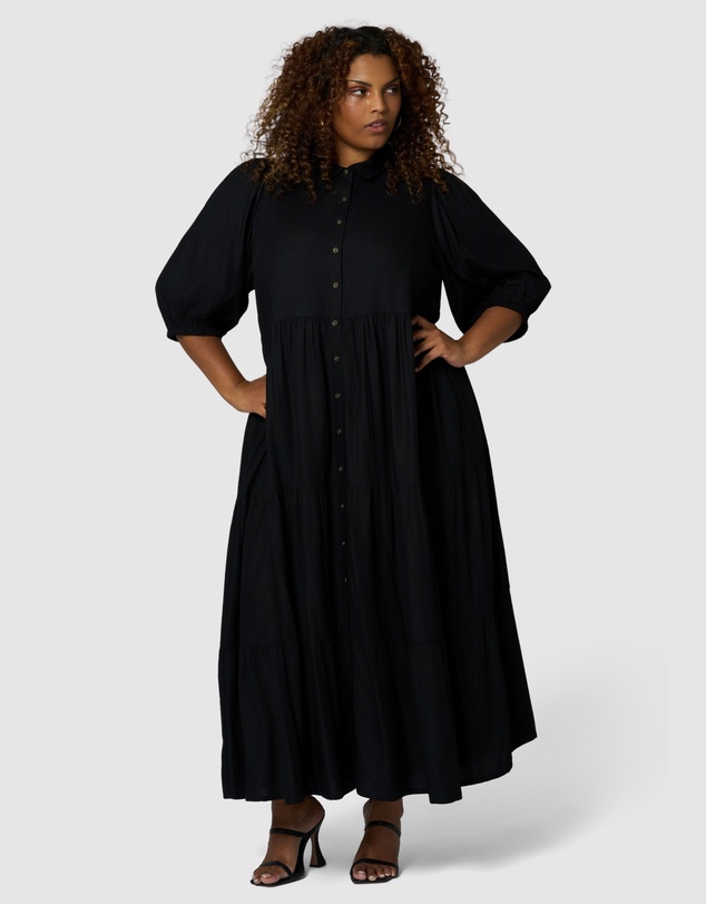 Sunday In The City - Wild Halo Midi Shirt Dress