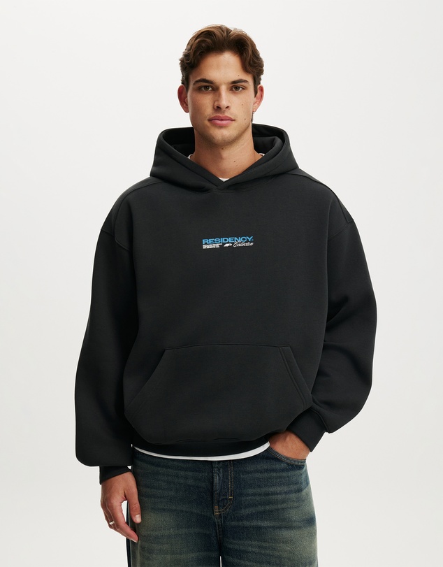 Cotton On - Box Fit Graphic Hoodie