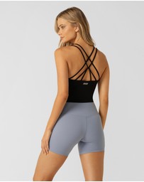 Lorna Jane - Lotus No Chafe Phone Pocket 14cm Bike Shorts