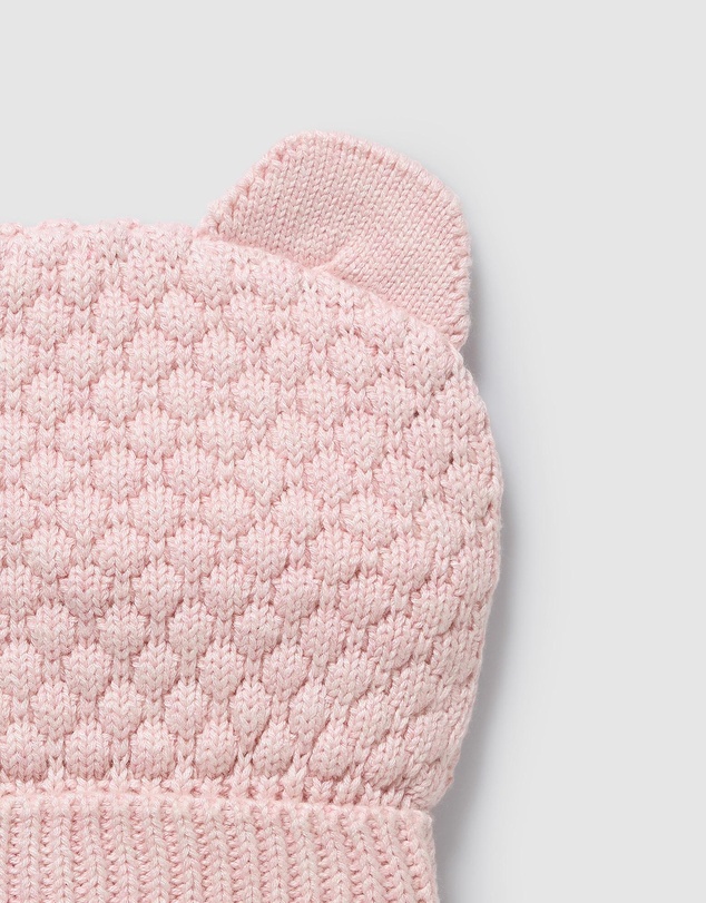 Wilson & Frenchy - Organic Knitted Bear Hat - Babies