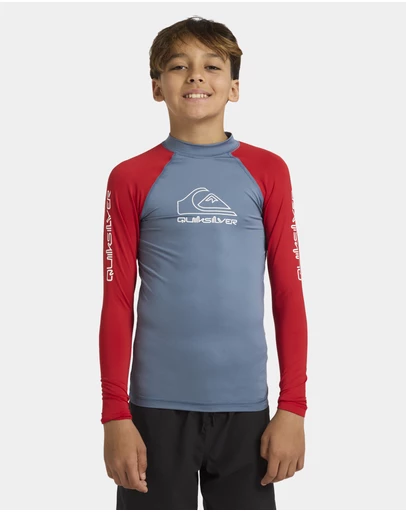 Quiksilver - Boys 8 to 16 On Tour Long Sleeve Rash Vest