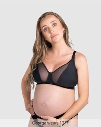 Hotmilk Maternity Lingerie - Flawless Full Cup Plunge Nursing Bra - Wirefree