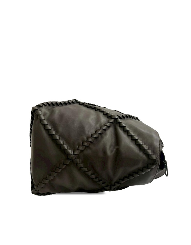 Pre-Loved by Azura Reborn - Pre-Loved Nappa Diamond Intrecciato Tote