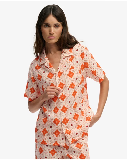 Superdry - Beach Printed Short Sleeve Shirt