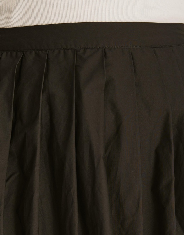 Atmos&Here Curvy - Niamh Cotton Pleated Midi Skirt