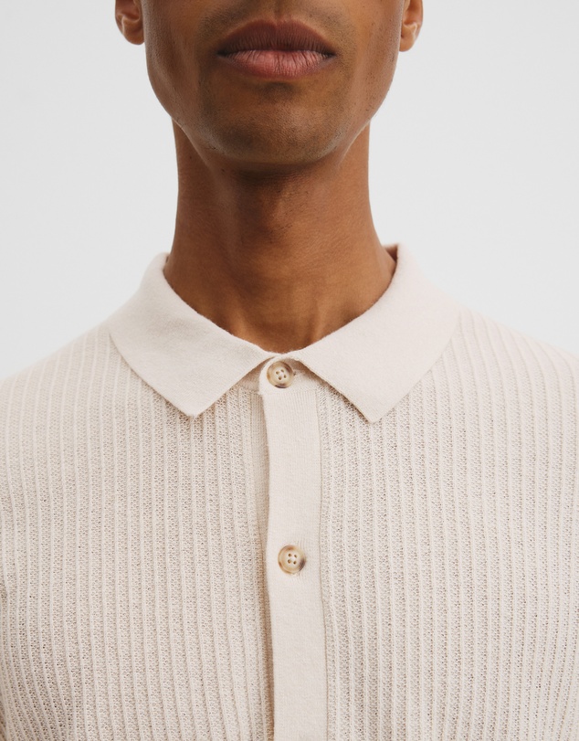 Country Road - Short Sleeve Cotton Linen Knit Shirt