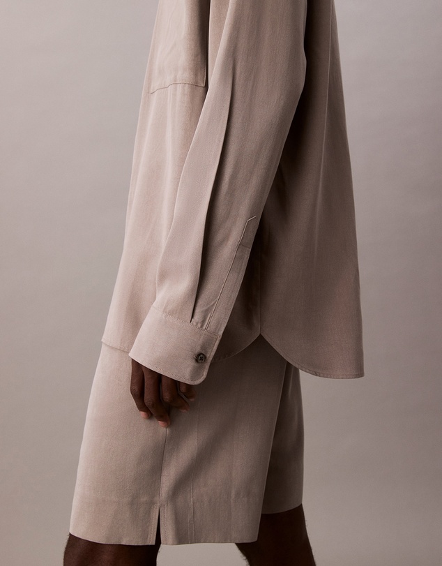 Calvin Klein - Lyocell Relaxed Button-Down Shirt