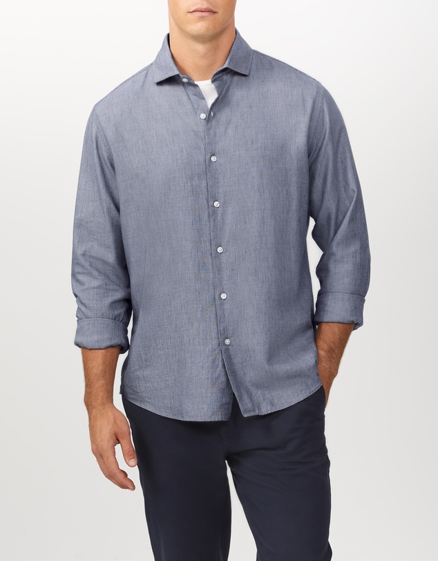 Van Heusen - Cotton Tencel Blend Casual Shirt