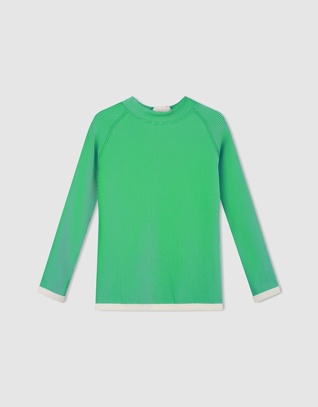 Zulu & Zephyr Mini - Mini Stripe Rib Rashie - Kids-Teens