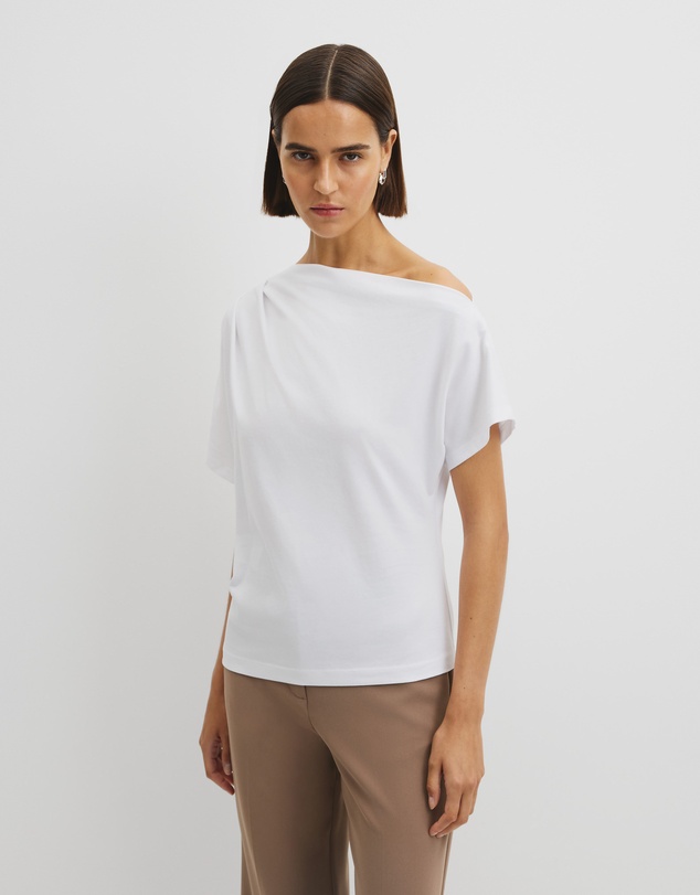 Country Road - Australian Cotton One Shoulder T-shirt