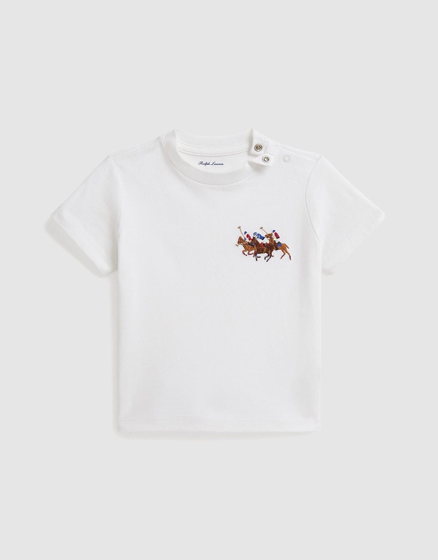 Polo Ralph Lauren - Triple-Pony Cotton Jersey Tee - Babies
