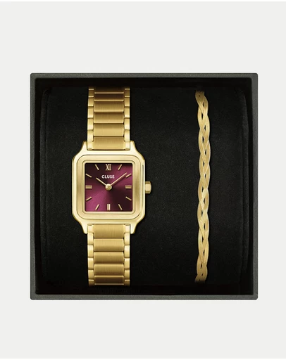 Cluse - Gracieuse Petite Gold Watch & Bracelet Gift Set