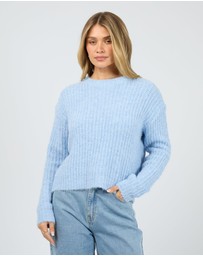 All About Eve - Ivy Knit Jumper Ocean Blue