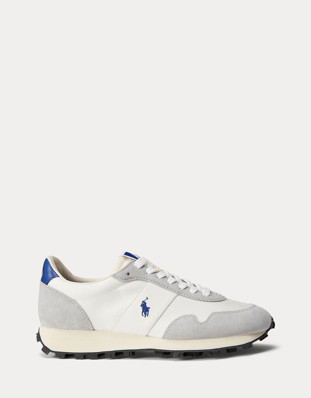 Polo Ralph Lauren - PRL Trail 125 Suede-Mesh Sneaker - The ICONIC Exclusive