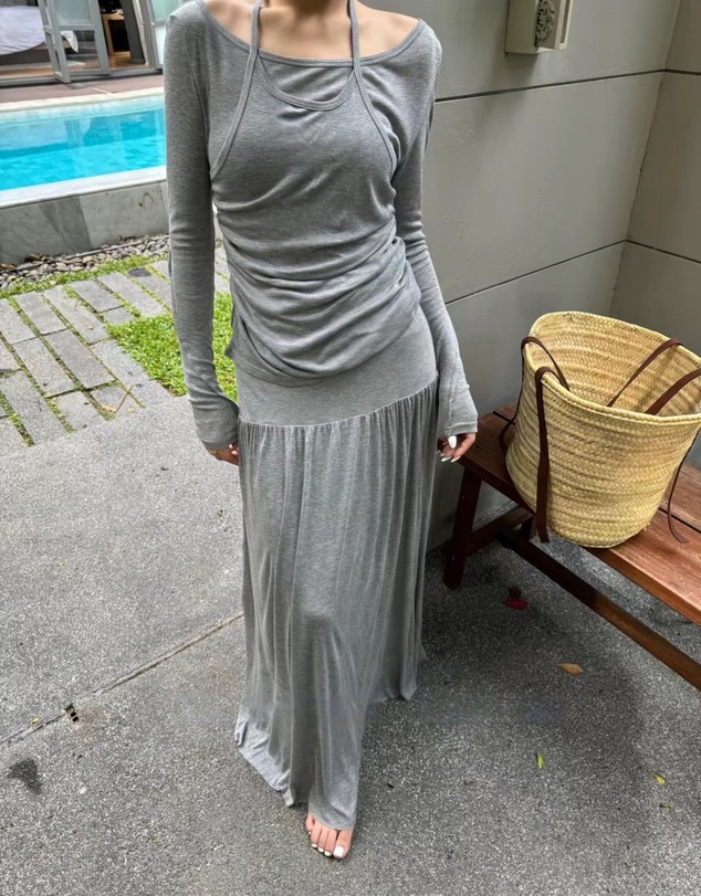 Glamorous - Jersey top and skirt set