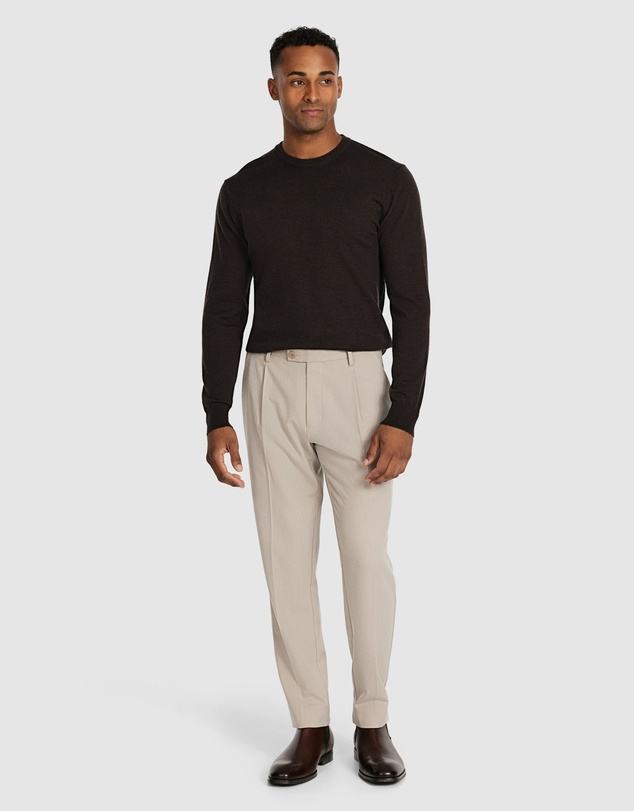 Tarocash - Wesley Merino Wool Crew Knit