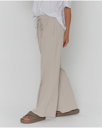 ALEXANDRA - Pentagon Pants Stone