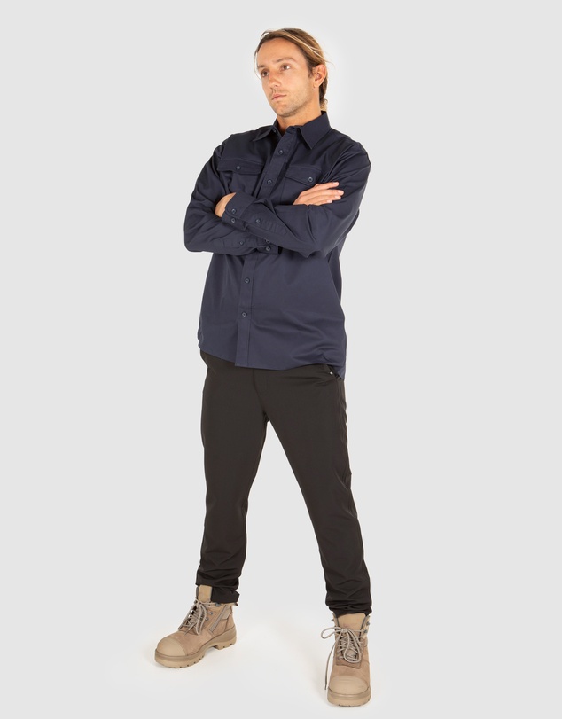 UNIT Workwear - UNIT Mens Long Sleeve Task Work Drill Shirt