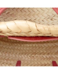 Pre-Loved by Azura Reborn - Pre-Loved Small Raffia Cuir Triomphe Classic Panier Tote