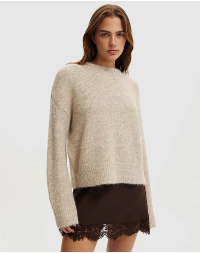 Cotton On - Luxe Crew Neck Sweater