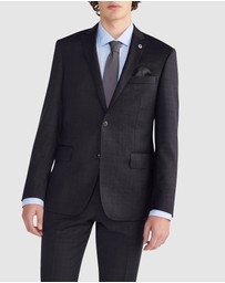 Van Heusen - Wool Tonal Glen Check Suit Jacket
