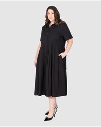 Love Your Wardrobe - Adella Box Pleat Dress