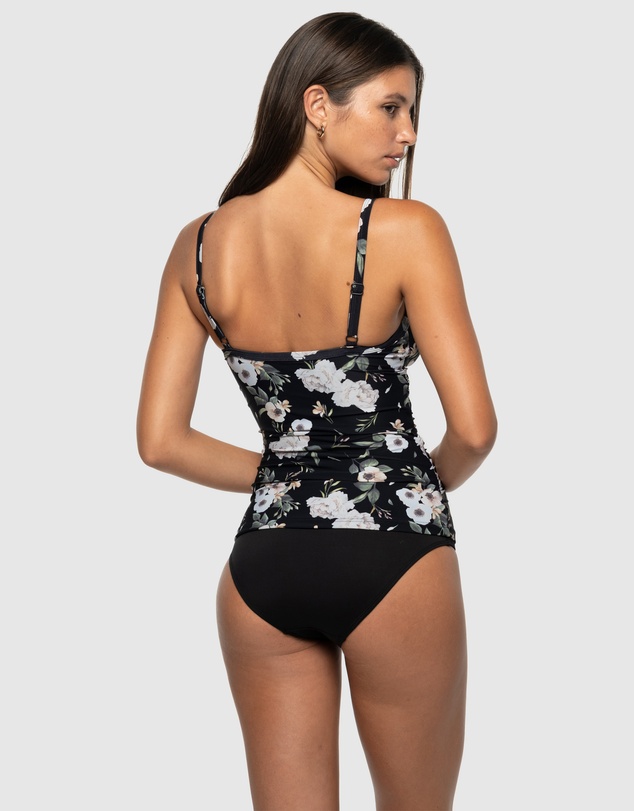 Nip Tuck Swim - Evening Shadow Kate Multifit Ruched Front Tankini Top