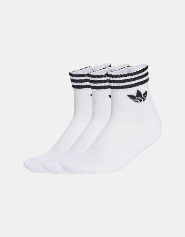 adidas Originals - 3 Stripes Ankle Socks 3 Pairs