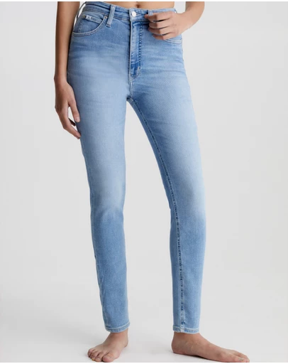 Calvin Klein Jeans - High Rise Super Skinny Ankle Jeans
