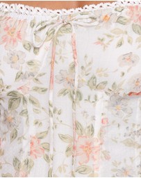 Petal & Pup - Lavia Mini Dress - White Multi Floral