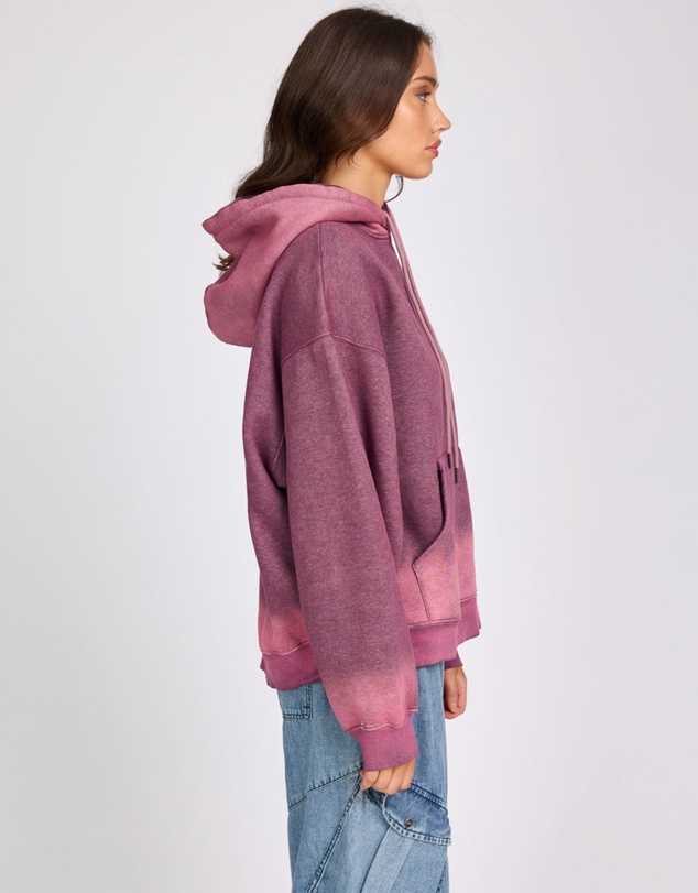 ONE TEASPOON - Smiley Batwing Hoody - Pink