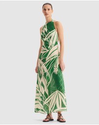 Morrison - Sorrento Linen Halter Dress