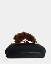 Steve Madden - BAmira Black/Gold Handbag