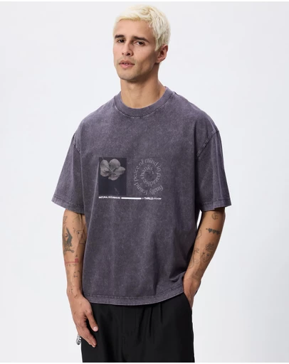 Thrills - Natural Occurence Oversized Box Crop Tee