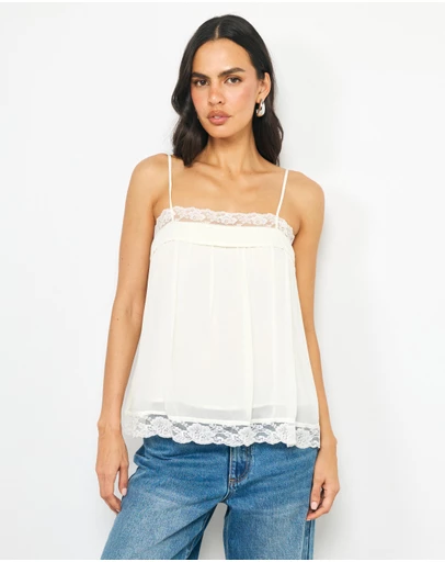 AERE - Annie Lace Cami Top
