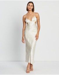 Third Form - Crush Bias Tri Midi Dress