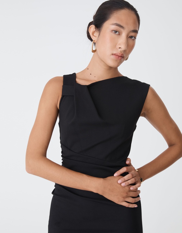Forcast - Sutton Twist Shoulder Dress